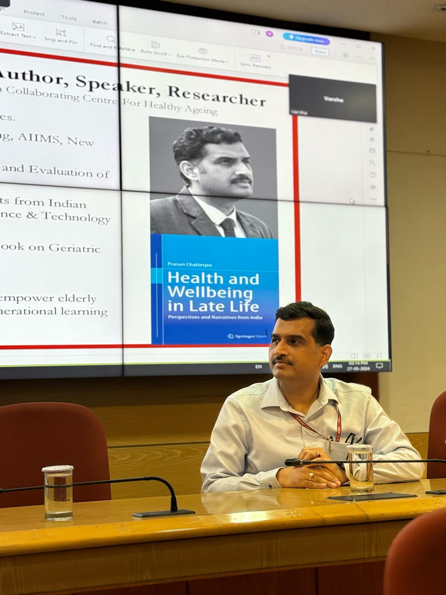 Health and Wellbeing in Late Life: Perspectives and Narratives from India.