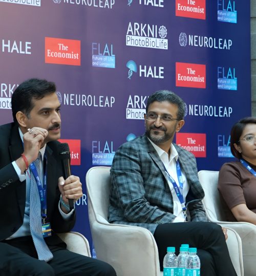 Dr Prasun Chatterjee speaking at a conference